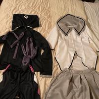 Due vestiti cosplayer scolarette giapponesi (S)
