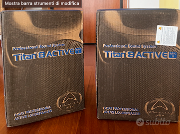 wharfedale pro titan 8 active mkii (coppia-nuove)