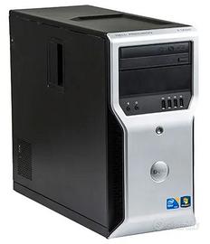 PC Dell T1600 + monitor e accessori