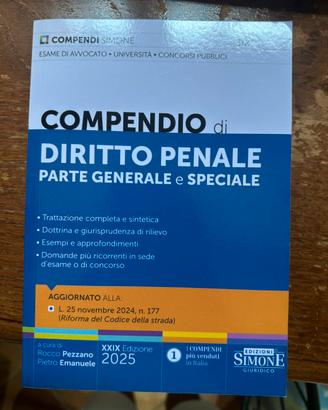 Compendio di diritto penale