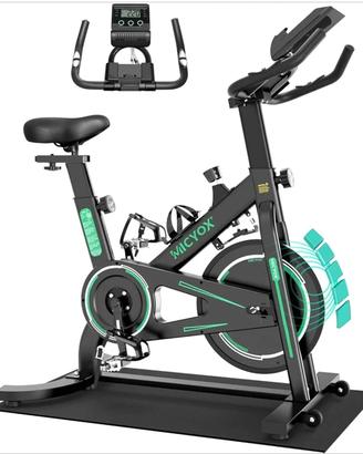 Micyox bici da resistenza con volano da 12 kg