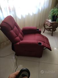 Poltrona rosso Sangue Relax 