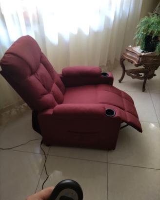 Poltrona rosso Sangue Relax 