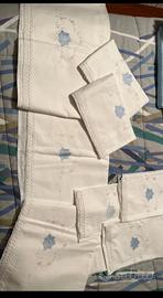 Set Lenzuola superiori+ 2 federe + 4 asciugamani