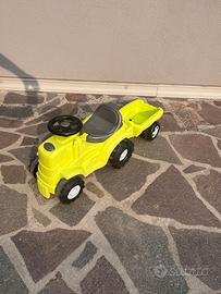 Trattore con rimorchio e ecoiffier