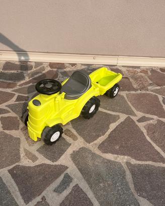 Trattore con rimorchio e ecoiffier