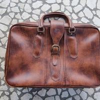 valigie in pelle vintage anni 60 coppia lui&lei