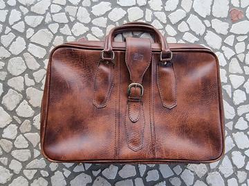 valigie in pelle vintage anni 60 coppia lui&lei