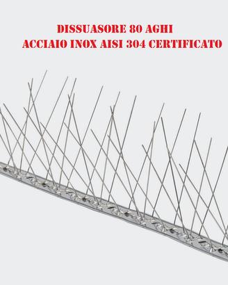 18 Dissuasori da 100cm con 80 Aghi Inox x Piccioni