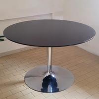 Tavolo rotondo in vetro Calligaris