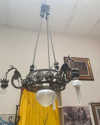 Lampadario fatto a mano