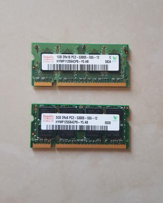3 Gb Ram DDR2 laptop Hynix