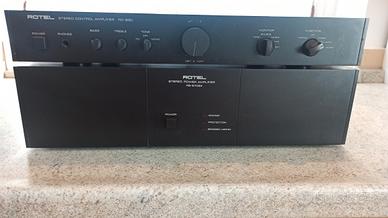 pre ampli Rotel RC850 e finale Rotel  RB870BX