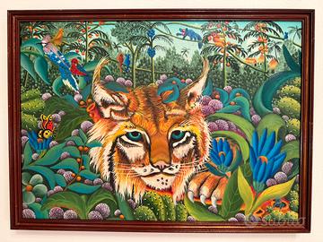 Olio su tavola Aldo Minucci 1974