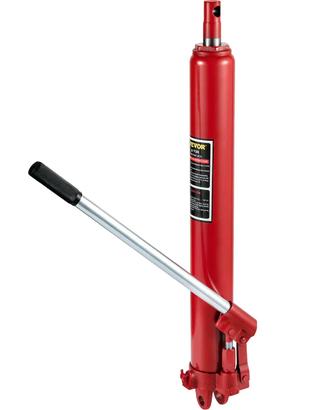 Cric idraulico a pistone lungo cap. 8 tonnellate