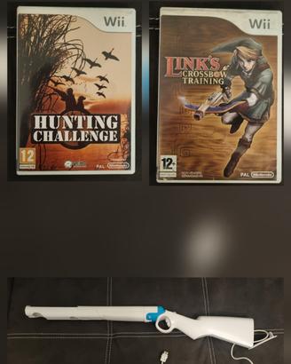 Wii  FUCILE + 2 Giochi