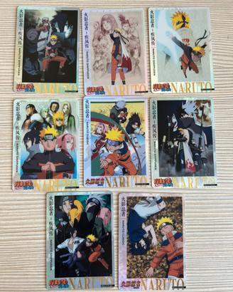 Lotto 8 carte naruto kayou PTR
