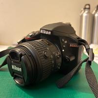 NIKON D3300 + CAVALLETTO MANFROTTO