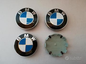 Set 4 coprimozzo ORIGINALI Bmw 1 2 3 4 5 X1 X3 X5