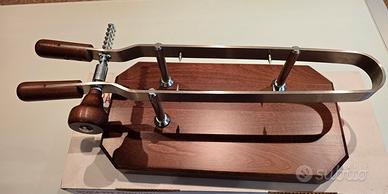 Morsa  Porta prosciutto   crudo in legno massello 