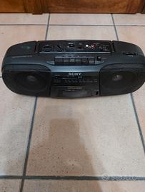  Sony stereo radio cassetta 