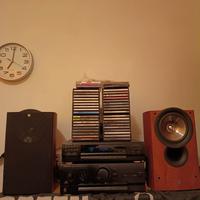 Stereo Kenwood con autoportanti kef