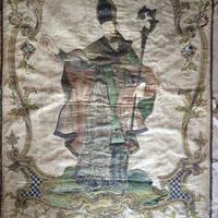 antico stendardo devozionale settecentesco