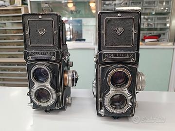 Rolleiflex T Grey Ottica Zeiss Tessar 80mm f3.5 e 