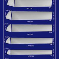 modanature lisce gole vele cornici in gesso parete