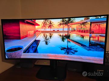 Monitor Alienware 34" QD OLED 240Hz garanzia 2028