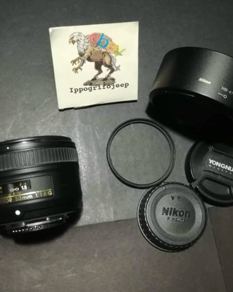 Obiettivo Nikon AFS 50 mm f 1.8 G Autofocus foto