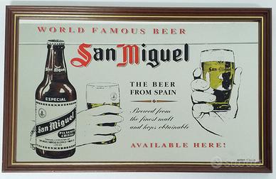 Birra San Miguel - Specchio Serigrafato