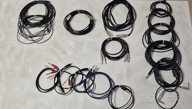 Cavi vari per mixer audio impianto strumenti music