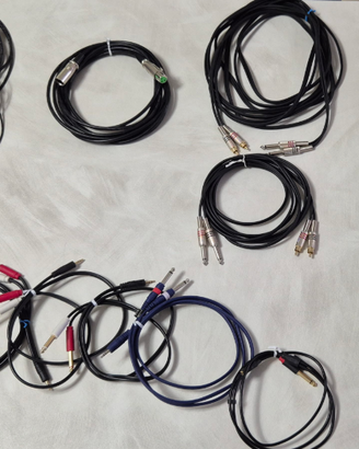 Cavi vari per mixer audio impianto strumenti music