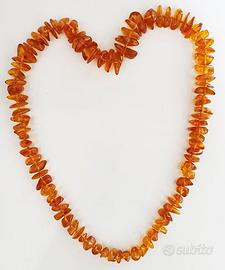 incantevole collana in ambra vera NPT