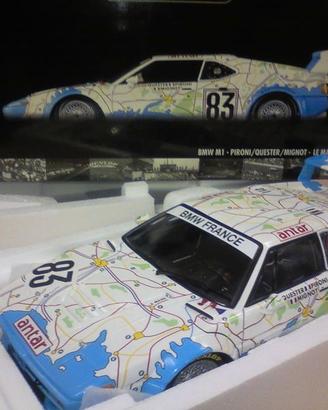 1:18 MINICHAMPS BMW M1 Procar #83 Carte de France