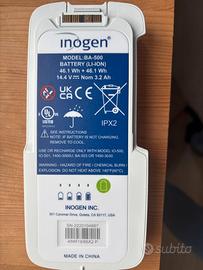 Batteria litio concentratore di ossigeno