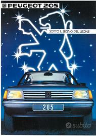 PEUGEOT 205 BROCHURE ORIGINALE del 1984