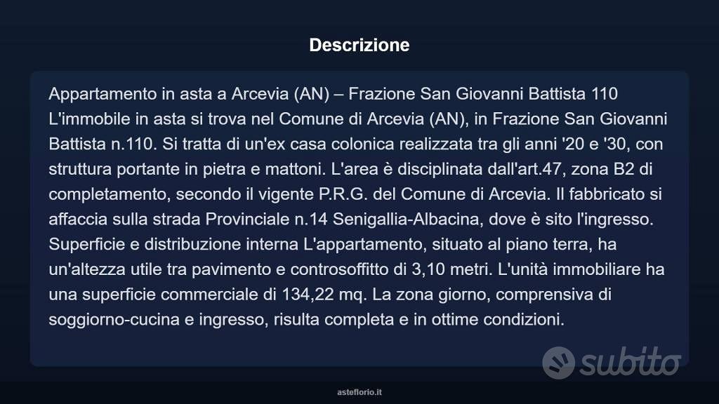 Appartamento – Arcevia, Ancona - Vista 4