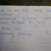 Differenziale post bmw 330xd e90