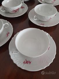 6 tazze e piatti Ginori 