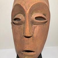 Maschera africana rara antica Lega - Congo