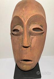 Maschera africana rara antica Lega - Congo