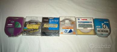 in blocco 6 filtri da 77 mm