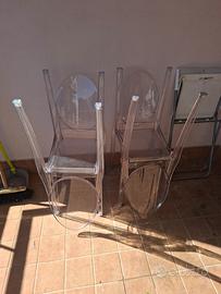 SEDIE TRASPARENTI