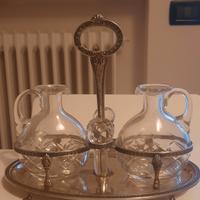 Menage in argento 800 stile impero
