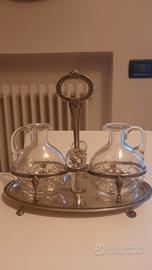 Menage in argento 800 stile impero
