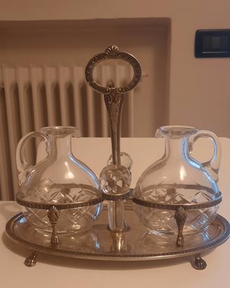 Menage in argento 800 stile impero
