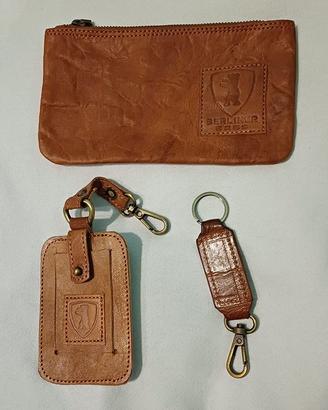 Astuccio, portachiavi e accessorio valigia (pelle)