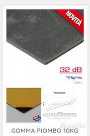 Fogli adesivi di gomma piombo 10kg